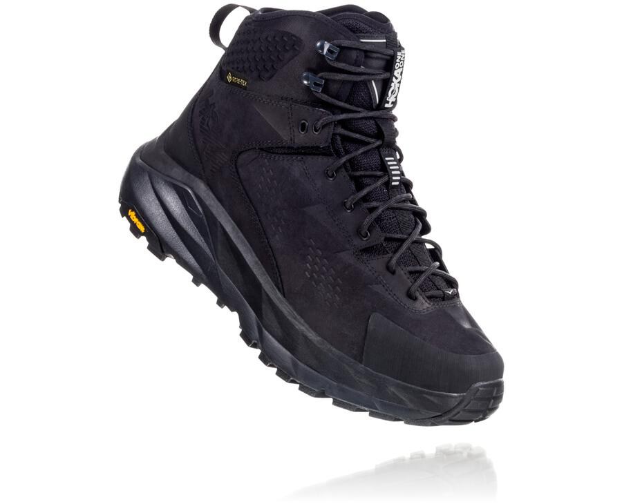 Hoka Australia One One Kaha GORE-TEX - Mens Hiking Boots Black - WZOUI-3182